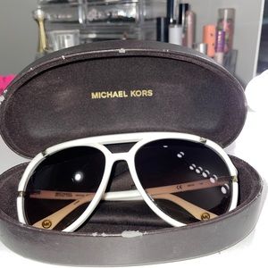 Michael Kors sunglasses white